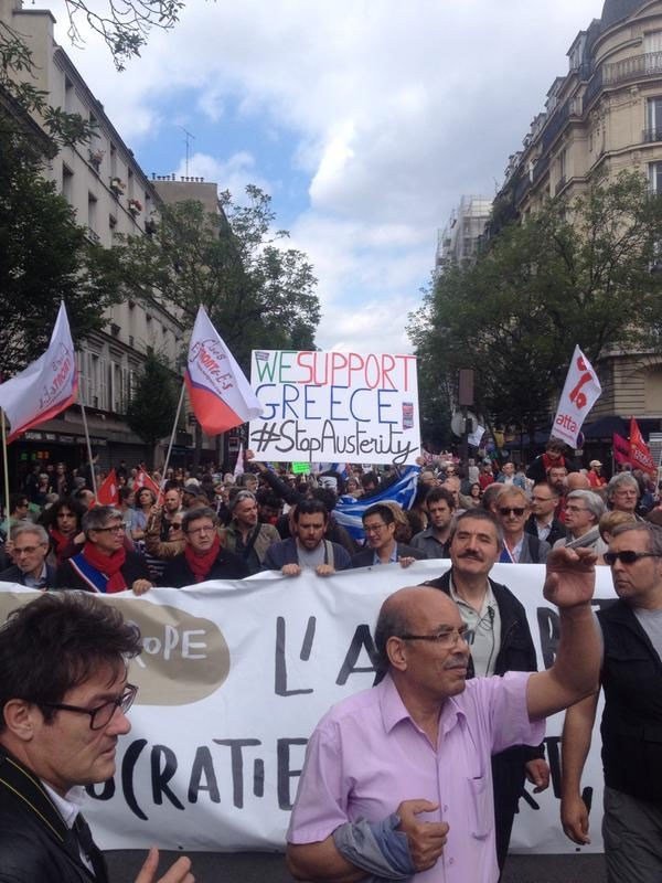 Συγκεντρώσεις σε Παρίσι,  Βερολίνο και Ρώμη υπέρ της Ελλάδας και κατά της λιτότητας [εικόνες] | iefimerida.gr 7