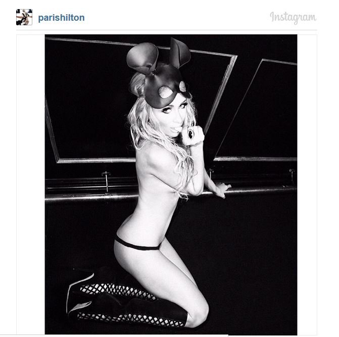 Το κακό κορίτσι Paris Hilton ξαναχτυπά -Ποζάρει στο Instagram μόνο με μια μάσκα του Μίκυ και προκαλεί [εικόνα] | iefimerida.gr 0
