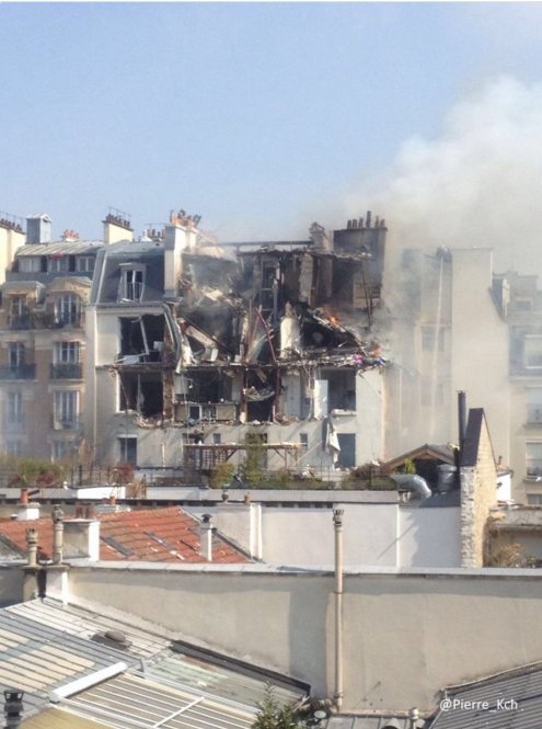 Ισχυρή έκρηξη στο Παρίσι λόγω διαρροής αερίου -17 τραυματίες [εικόνες & βίντεο] | iefimerida.gr 0