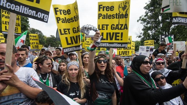 Χιλιάδες σημαίες της Παλαιστίνης έξω από το Λευκό Οίκο -Διαμαρτυρία για το μακελειό στη Γάζα [εικόνες] | iefimerida.gr 6