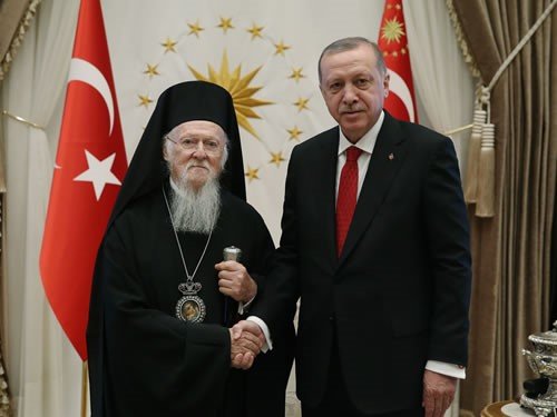 Ο Οικουμενικός Πατριάρχης Βαρθολομαίος είχε συνάντηση με τον Ερντογάν | iefimerida.gr 0