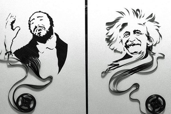 Εντυπωσιακά πορτραίτα από παλιές κασέτες [Εικόνες] | iefimerida.gr 9