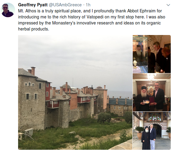 O Τζέφρι Πάιατ πόσταρε όλα όσα τον ενθουσίασαν κατά την επίσκεψή του στο Αγιον Ορος [εικόνες] | iefimerida.gr 4