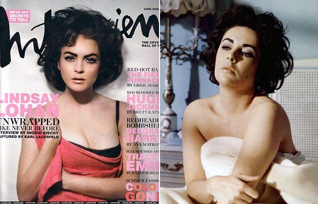 Backstage: Η μεταμόρφωση της Λίντσεϊ Λόχαν σε Ελίζαμπεθ Τέιλορ! [εικόνες] | iefimerida.gr 4