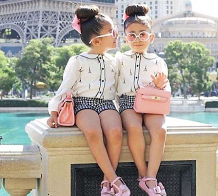 Δυο 4χρονες ποζάρουν σαν την Οντρεϊ Χέπμπορν και τρελαίνουν το ίντερνετ [εικόνες]  | iefimerida.gr 3