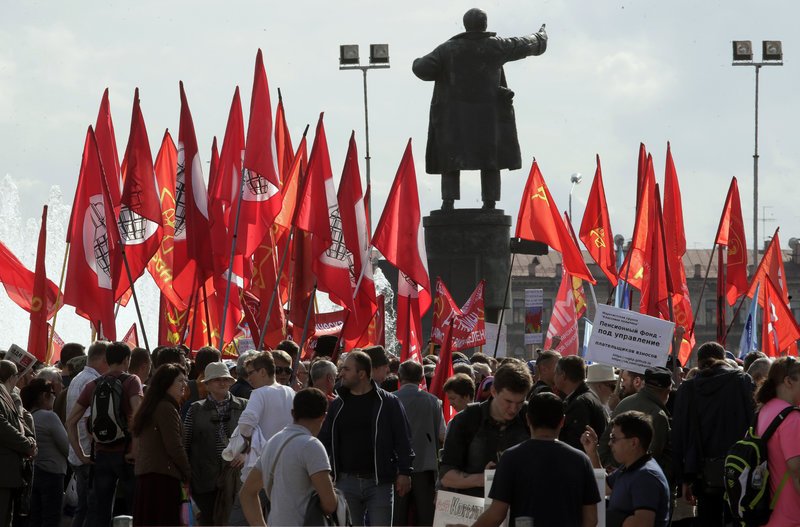 Διαδηλώσεις σε πολλές πόλεις της Ρωσίας