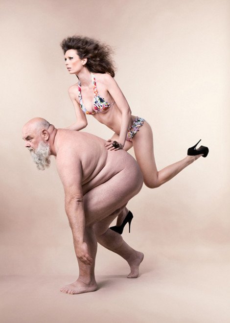 «Οι πεντάμορφες και τα τέρατα» - Καλλίγραμμα μοντέλα φωτογραφίζονται με παχουλούς τριχωτούς άνδρες [εικόνες] | iefimerida.gr 2