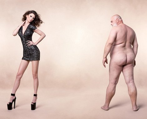 «Οι πεντάμορφες και τα τέρατα» - Καλλίγραμμα μοντέλα φωτογραφίζονται με παχουλούς τριχωτούς άνδρες [εικόνες] | iefimerida.gr 3