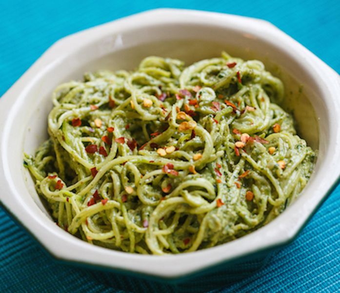 Σπαγγέτι pesto με καρύδια | iefimerida.gr 0