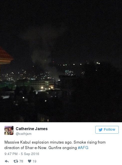 Νέα ισχυρή έκρηξη στο κέντρο της Καμπούλ [εικόνες]  | iefimerida.gr 2