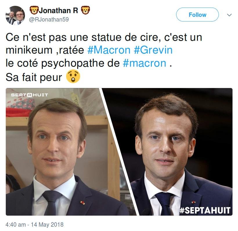 Ατέλειωτο τρολάρισμα στο Διαδίκτυο για το κέρινο ομοίωμα του Μακρόν – Το απέσυραν άρον-άρον [εικόνες]  | iefimerida.gr 0