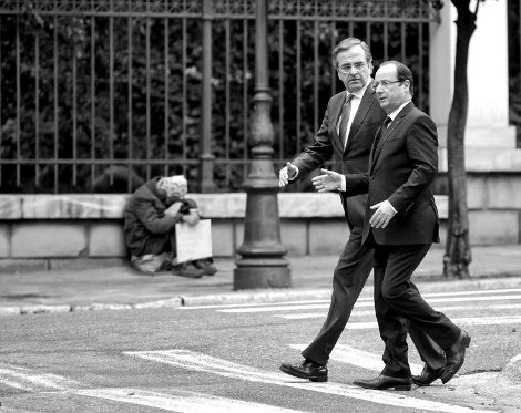 Μια ομολογουμένως πλαστή φωτογραφία από την επίσκεψη Ολάντ που κάνει... θραύση | iefimerida.gr 0