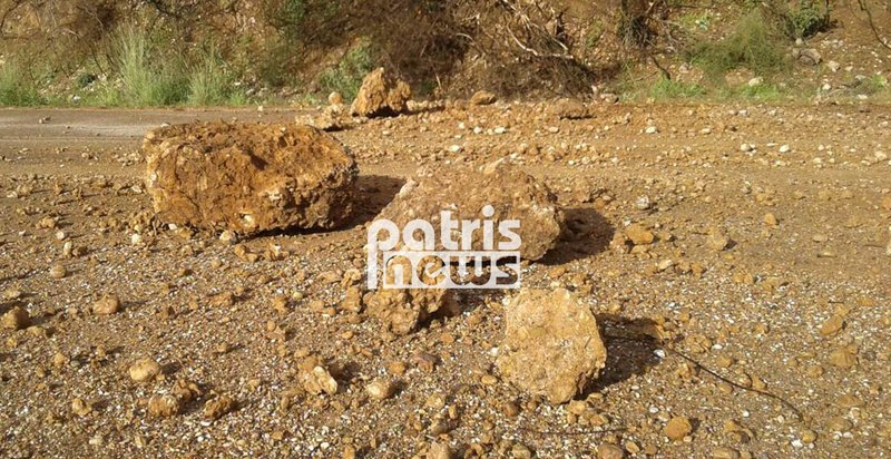 Σοβαρός κίνδυνος για τους οδηγούς από τις κατολισθήσεις στο φράγμα Αλφειού [εικόνες] | iefimerida.gr 0