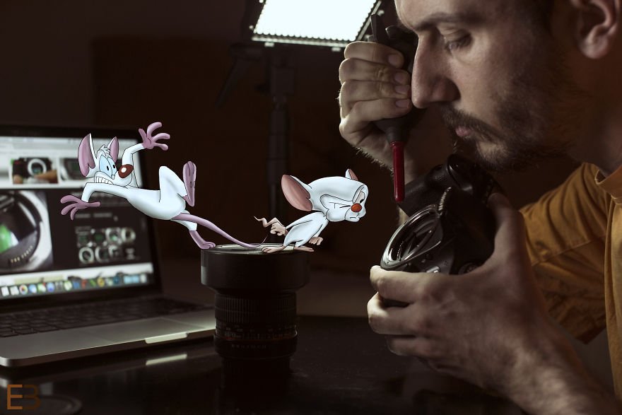 Φωτογράφος ζωγραφίζει καρτούν μέσα στις φωτογραφίες του [εικόνες] | iefimerida.gr 2