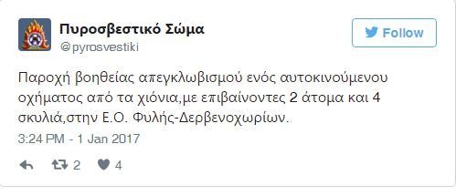 Αίσιο τέλος στην επιχείρηση απεγκλωβισμού δύο ατόμων στα Δερβενοχώρια | iefimerida.gr 0