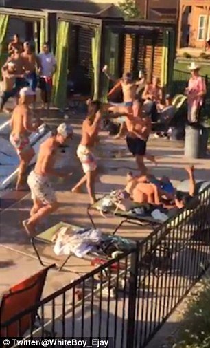 Αγριο ξύλο σε πισίνα στο Τέξας [εικόνες & βίντεο]  | iefimerida.gr 0