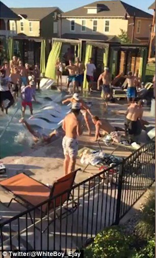 Αγριο ξύλο σε πισίνα στο Τέξας [εικόνες & βίντεο]  | iefimerida.gr 1