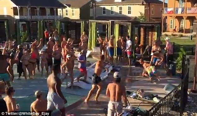 Αγριο ξύλο σε πισίνα στο Τέξας [εικόνες & βίντεο]  | iefimerida.gr 2