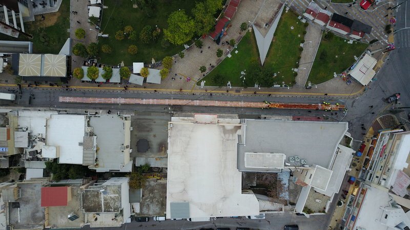 Σε 100 μέτρα εκτείνεται η βασιλόπιτα του Δήμου Περιστερίου