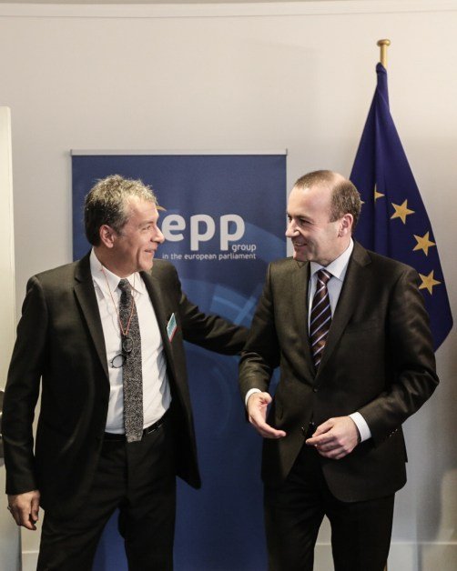 Οι συνάντησεις Θεοδωράκη με Μοσκοβισί, Πιτέλα και Φέρχοφσταντ στο Στρασβούργο | iefimerida.gr 2