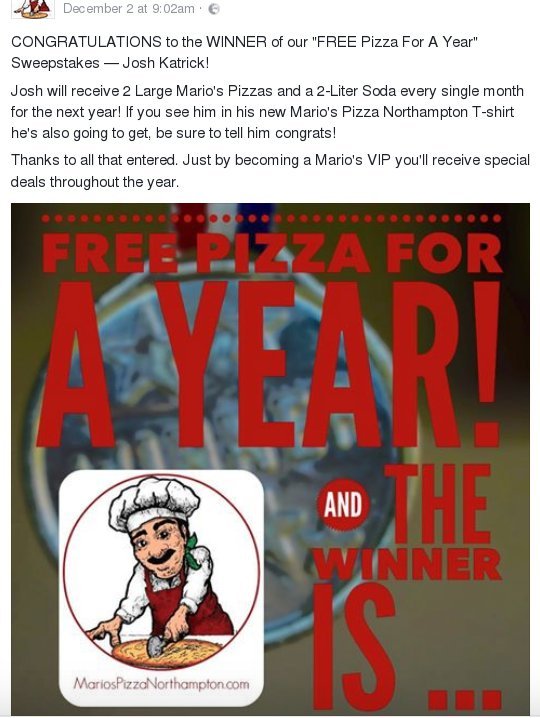 Καρκινοπαθής στις ΗΠΑ κέρδισε δωρεάν πίτσα για έναν χρόνο και τη χάρισε σε κοινωνικό παντοπωλείο! [εικόνες & βίντεο] | iefimerida.gr 0