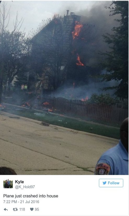 ΗΠΑ: Συνετρίβη μικρό αεροσκάφος σε κατοικία στο Ιλινόις [εικόνες]  | iefimerida.gr 0