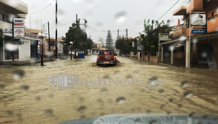 Καταστροφές από τον «Δαίδαλο» στα Χανιά: Πλημμύρισαν σπίτια, εγκλωβίστηκαν οδηγοί [εικόνες & βίντεο] | iefimerida.gr 1