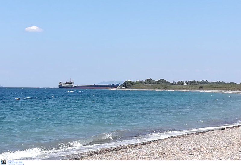 Τουρκικό πλοίο βγήκε στη στεριά στην Εύβοια -Πληροφορίες ότι ήταν μεθυσμένος ο πλοίαρχος [εικόνες & βίντεο] | iefimerida.gr 10