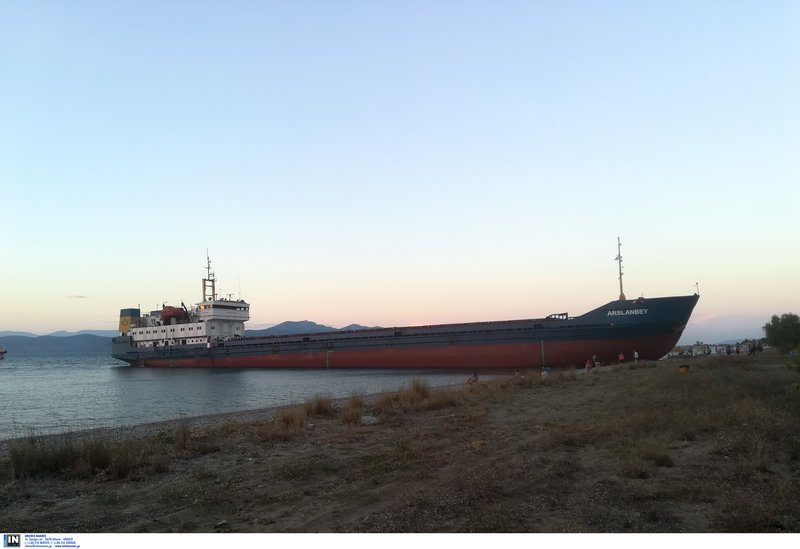 Τουρκικό πλοίο βγήκε στη στεριά στην Εύβοια -Πληροφορίες ότι ήταν μεθυσμένος ο πλοίαρχος [εικόνες & βίντεο] | iefimerida.gr 7