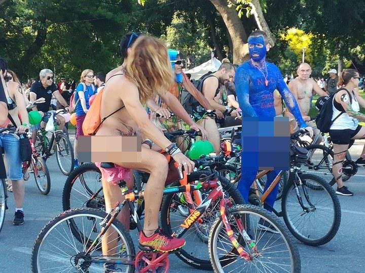Γυμνή ποδηλατοδρομία στη Θεσσαλονίκη! [εικόνες] | iefimerida.gr 0
