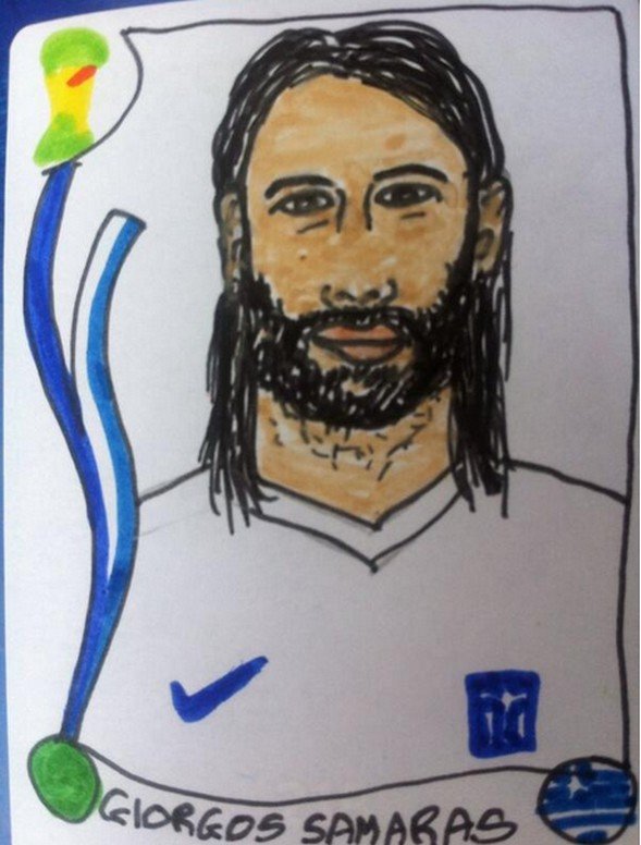 Οι παίκτες της Εθνικής μας σε καρικατούρες: Βρετανοί ζωγραφίζουν σκίτσα των ποδοσφαιριστών [εικόνες] | iefimerida.gr 2