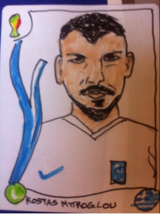 Οι παίκτες της Εθνικής μας σε καρικατούρες: Βρετανοί ζωγραφίζουν σκίτσα των ποδοσφαιριστών [εικόνες] | iefimerida.gr 3