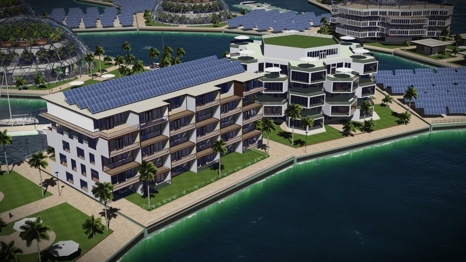 Εντυπωσιάζουν οι μακέτες της πρώτης πόλης πάνω στη θάλασσα -Ετοιμη το 2020 [εικόνες]   | iefimerida.gr 3