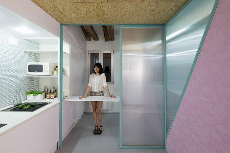 Ενα κουκλίστικο πολυμορφικό διαμέρισμα -Πώς χωρούν τα πάντα σε 57 τ.μ. και σε δευτερόλεπτα μπορεί να μετατραπεί σε ντίσκο [εικόνες & βίντεο] | iefimerida.gr 2