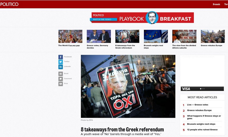 Politico: Τα 8 σημεία-κλειδιά του ελληνικού δημοψηφίσματος [λίστα] | iefimerida.gr 0