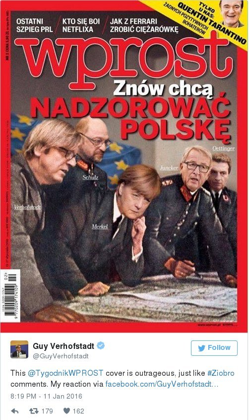 Πολωνικό περιοδικό «έντυσε» με ναζιστικές στολές Μέρκελ, Σουλτς, Γιούνκερ [εικόνα] | iefimerida.gr 0