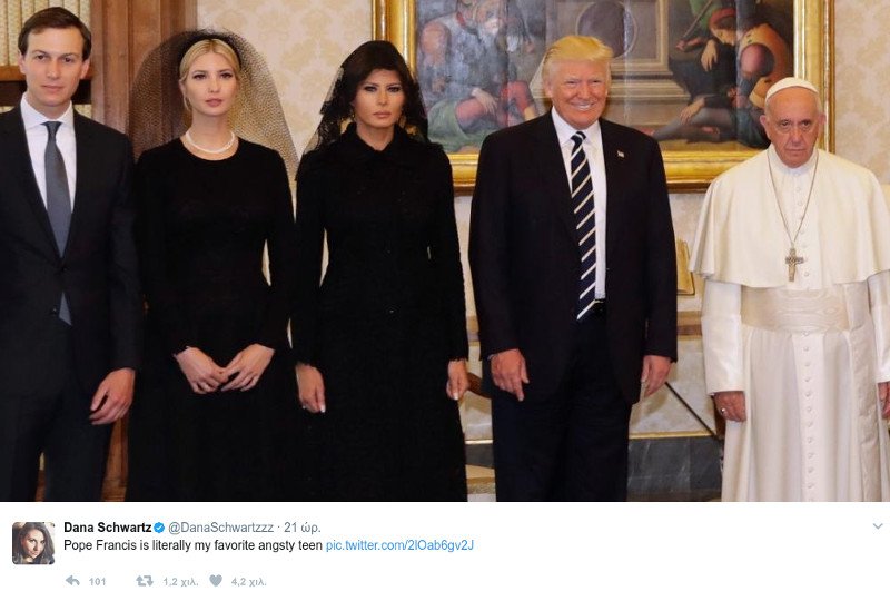 Mουτρωμένος o Πάπας στη συνάντηση με τον Τραμπ -Τι έκανε όταν συναντούσε τον Ομπάμα [εικόνες] | iefimerida.gr 0