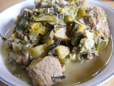 Συνταγή για χοιρινό με πράσα και σόγια φρέσκια -Κολάζει αθώα [εικόνες] | iefimerida.gr 2