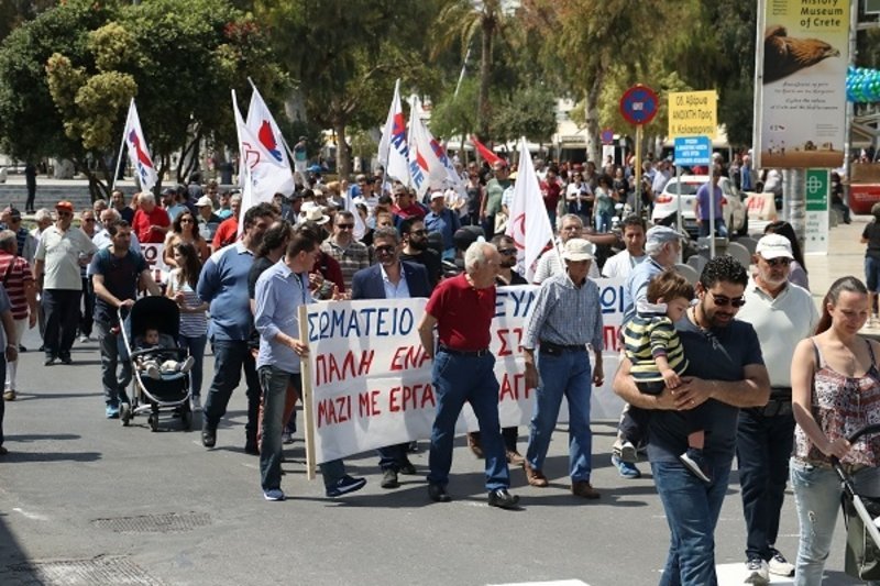 Κρήτη: Εκδηλώσεις για την Εργατική Πρωτομαγιά -Παρών και ο Αρχιεπίσκοπος Ειρηναίος [εικόνες] | iefimerida.gr 9