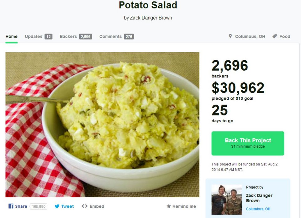 Η μαγεία του ίντερνετ: Νεαρός ζητάει 10 δολάρια για να φάει μια πατατοσαλάτα και του στέλνουν 30.000 [βίντεο&εικόνες] | iefimerida.gr 2