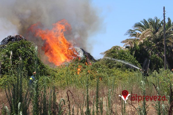 Πυρκαγιά στην Πρέβεζα κοντά σε κάμπινγκ [εικόνες&βίντεο] | iefimerida.gr 0