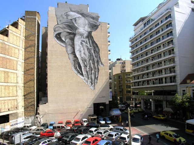 Street art στους δρόμους της Αθήνας – Η «παράνομη» τέχνη που σπάει τη γκρίζα μονοτονία [εικόνες] | iefimerida.gr 9