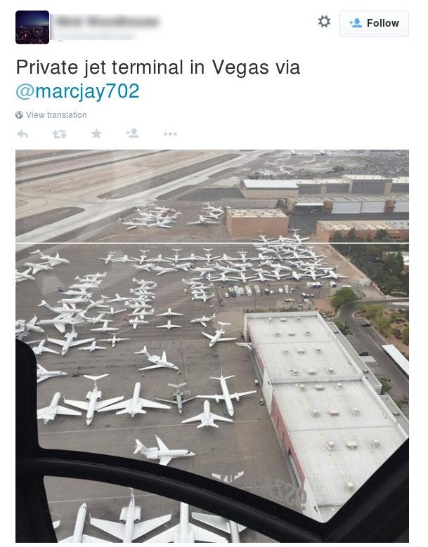 Κομφούζιο στο αεροδρόμιο του Λας Βέγκας από ιδιωτικά τζετ [εικόνες] | iefimerida.gr 0