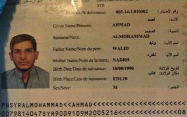 Με το ίδιο διαβατήριο του βομβιστή που πέρασε από τη Λέρο μπήκαν οκτώ άτομα στην Ευρώπη | iefimerida.gr 1