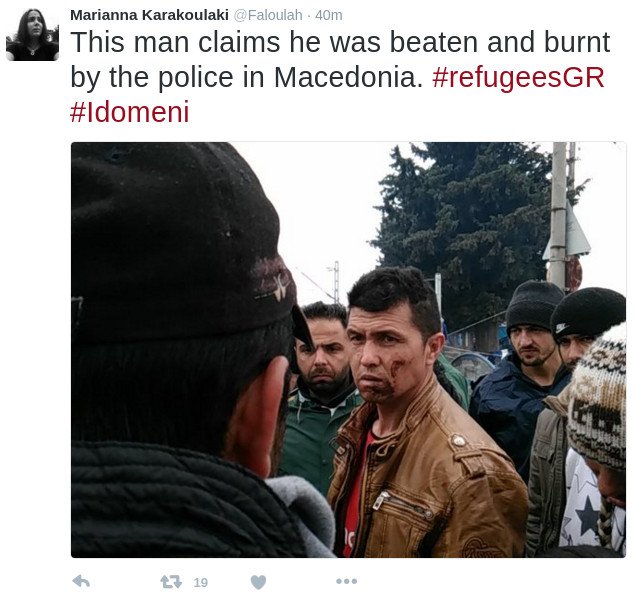 Μαρτυρία: Οι Σκοπιανοί ξυλοφόρτωσαν τους πρόσφυγες πριν τους στείλουν πίσω στην Ειδομένη [εικόνες] | iefimerida.gr 0