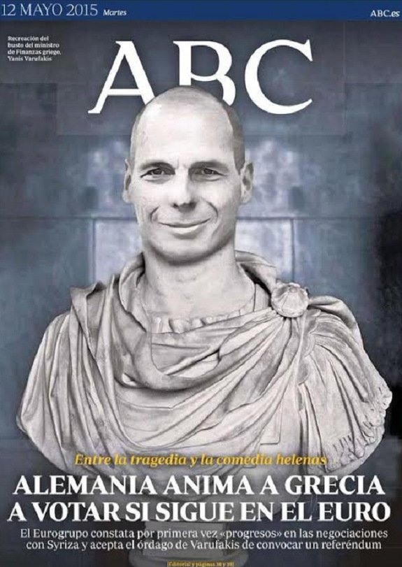 Ισπανοί «έφτιαξαν» προτομή του Βαρουφάκη [εικόνα] | iefimerida.gr 0