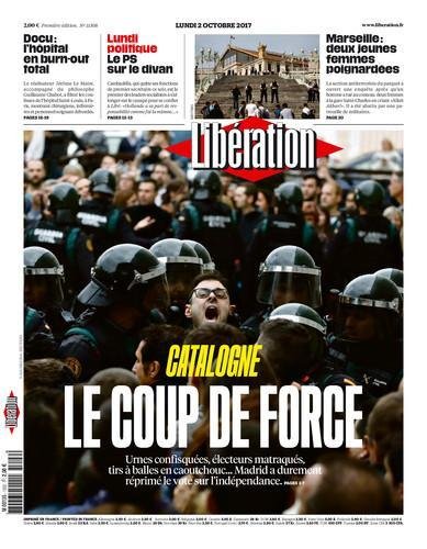 «Ωμή βία» -Σοκαρισμένος ο διεθνής Τύπος από το αιματοβαμμένο δημοψήφισμα στην Καταλονία -Τα πρωτοσέλιδα [εικόνες] | iefimerida.gr 1