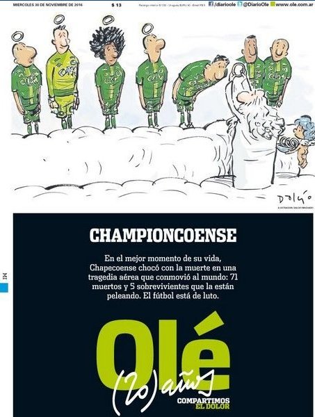 Συγκλονιστικά πρωτοσέλιδα για την αεροπορική τραγωδία στην Κολομβία [εικόνες] | iefimerida.gr 3