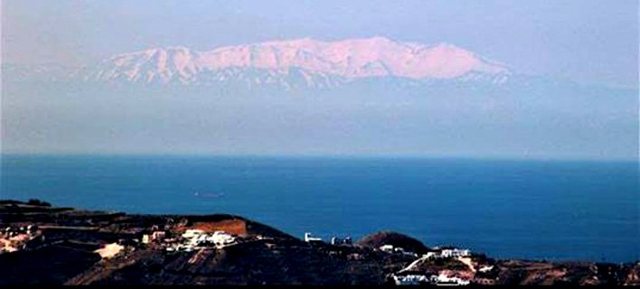 Ολη η αλήθεια για τη φωτογραφία του Ψηλορείτη από τη Σαντορίνη [εικόνα] | iefimerida.gr 0