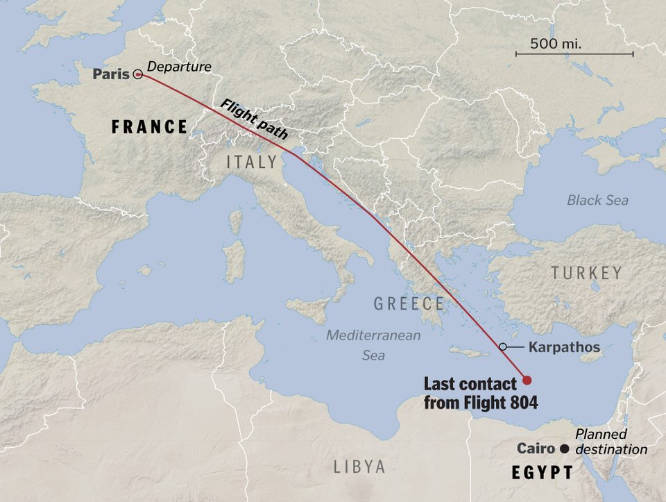 EgyptAir: Τι γνωρίζουμε για τη μοιραία πτήση σε διαγράμματα -Η κατακόρυφη βουτιά θανάτου [εικόνες] | iefimerida.gr 3